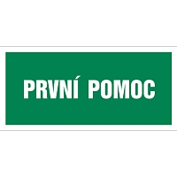 Značka První pomoc, samolepicí fólie, 100 × 210 mm